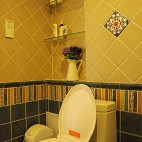 地中海风格家用卫生间墙面瓷砖设计图