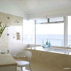 现代风格复式居家卫生间窗台装修效果图欣赏