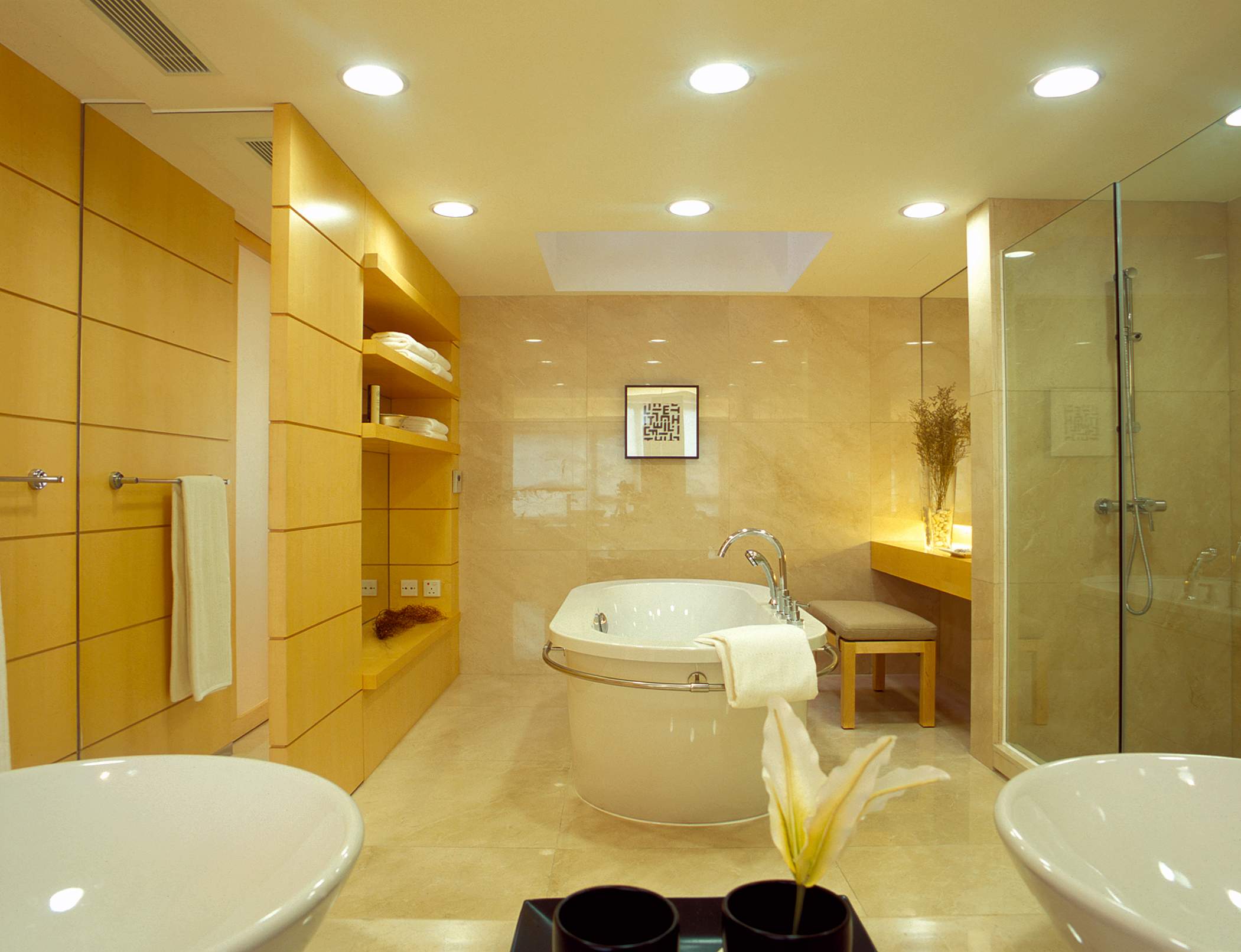 梁志天设计的浴室效果图
