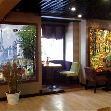 简欧式咖啡厅装修图片欣赏