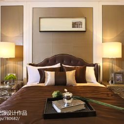 1313软装配饰设计浪漫华贵欧式风情样板房卧室背景墙装修效果图欣赏