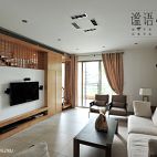 新中式客厅隔断设计图片