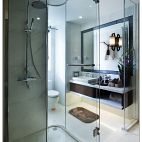 新中式风格杂志作品中式卫浴淋浴房装修设计效果图