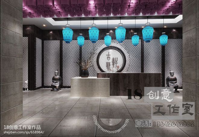 古艺轩餐饮空间设计_846690