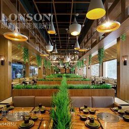东南亚风格餐厅用餐区设计