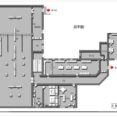 中式美术馆平面图