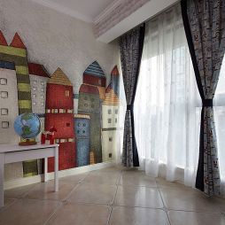 美式简单实用儿童房装修设计效果图