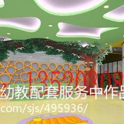 北京幼儿园墙面装饰卡通彩绘卡通喷绘_1023331