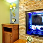 一空设计美式风格客厅电视背景墙装修图片