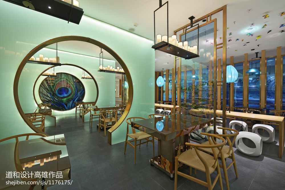 中式风格中餐厅装修效果图大全