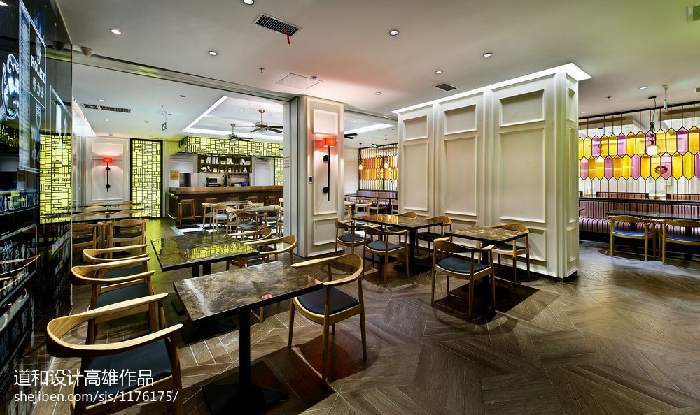 中式风格茶餐厅装修效果图欣赏