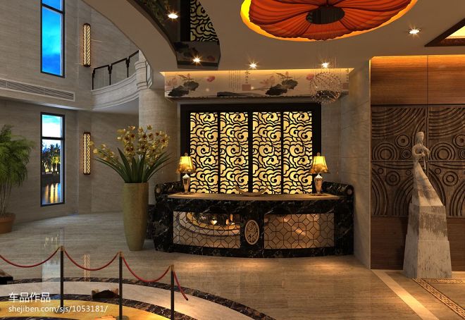 新疆酒店大厅设计_1043509