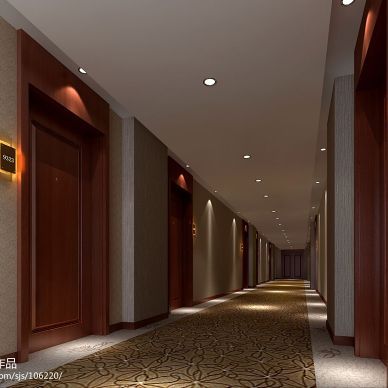 酒店走廊地毯设计效果图
