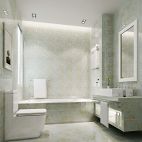 卫生间推荐_现代卫浴时尚瓷砖装修设计效果图