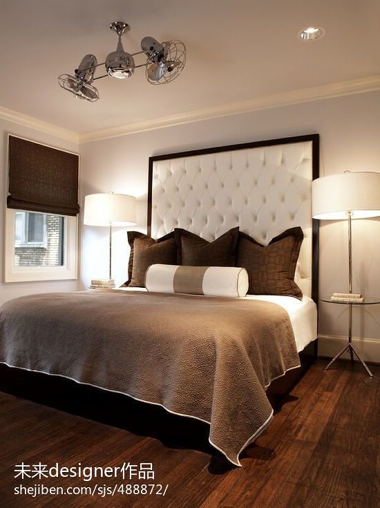 河南欧式卧室软包床头背景墙装修设计效