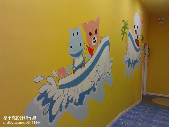 幼儿园手绘墙效果图欣赏