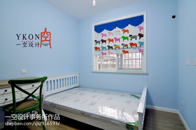 一空设计混搭8平米儿童房窗帘装修设计效果图