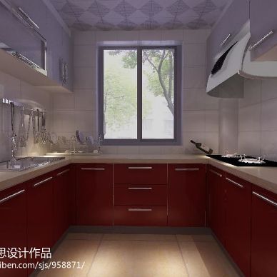 鼎旺120_现代厨房装修设计效果图