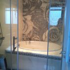 大气现代欧式卫浴淋浴房装修设计效果图