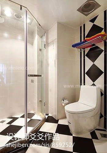 独特卫生间现代卫浴淋浴房装修设计效果