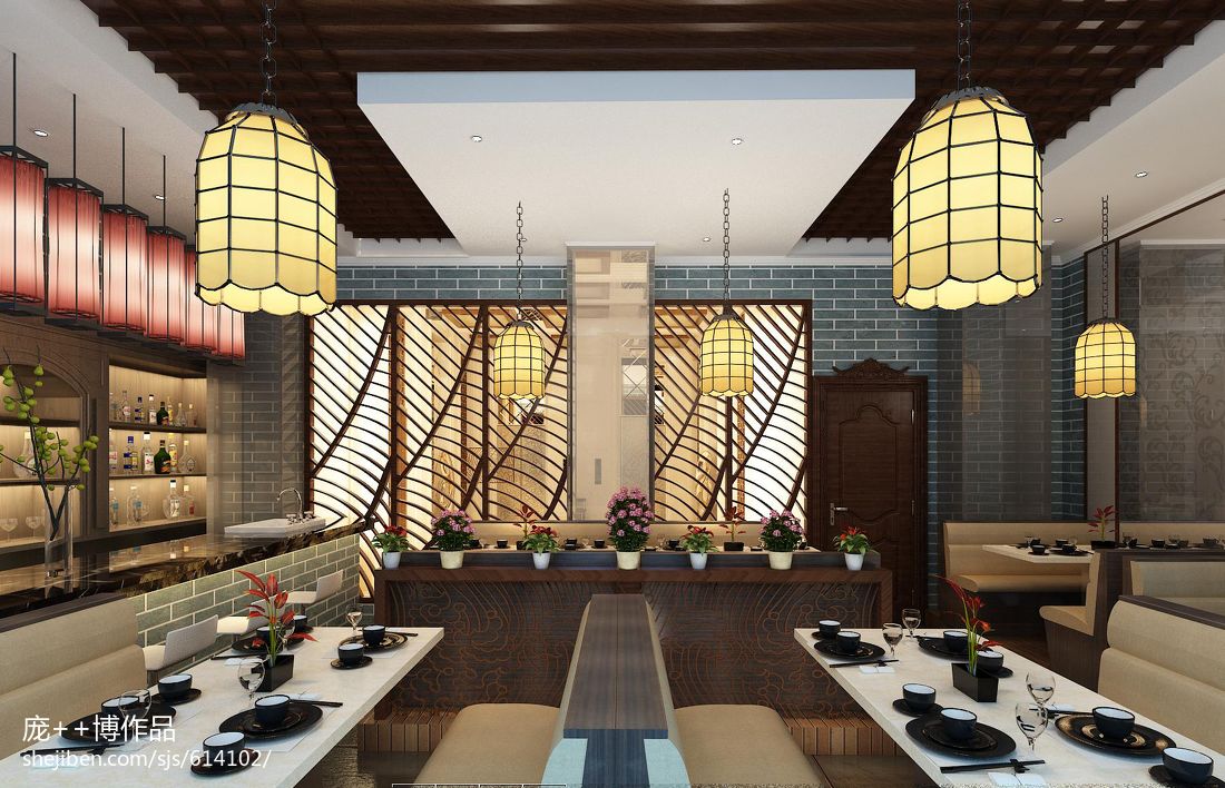 新古典连锁商务旅馆设计餐厅设计欣赏