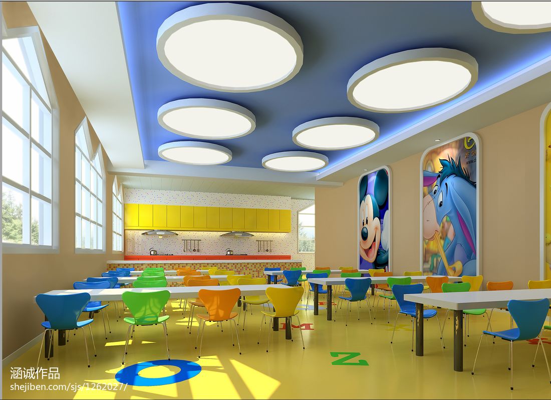 现代大气的原木色高端省级示范幼儿园装修设计案例|空间|家装设计|郑州幼儿园设计 - 原创作品 - 站酷 (ZCOOL)
