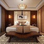 中式卧室灯具设计图片