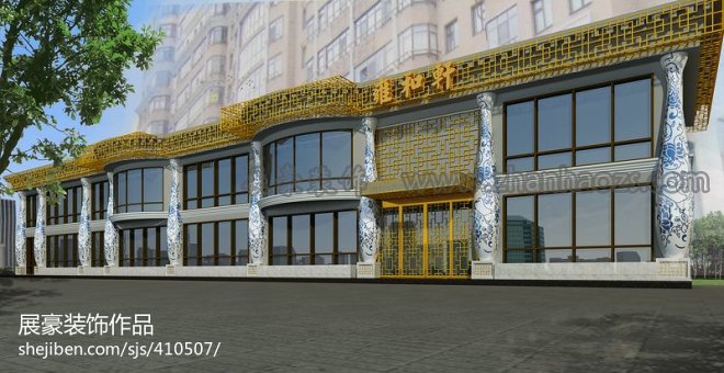 莫斯科餐厅装修设计案例_116130