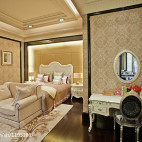 欧式奢华完美体现软装卧室装修设计效果图