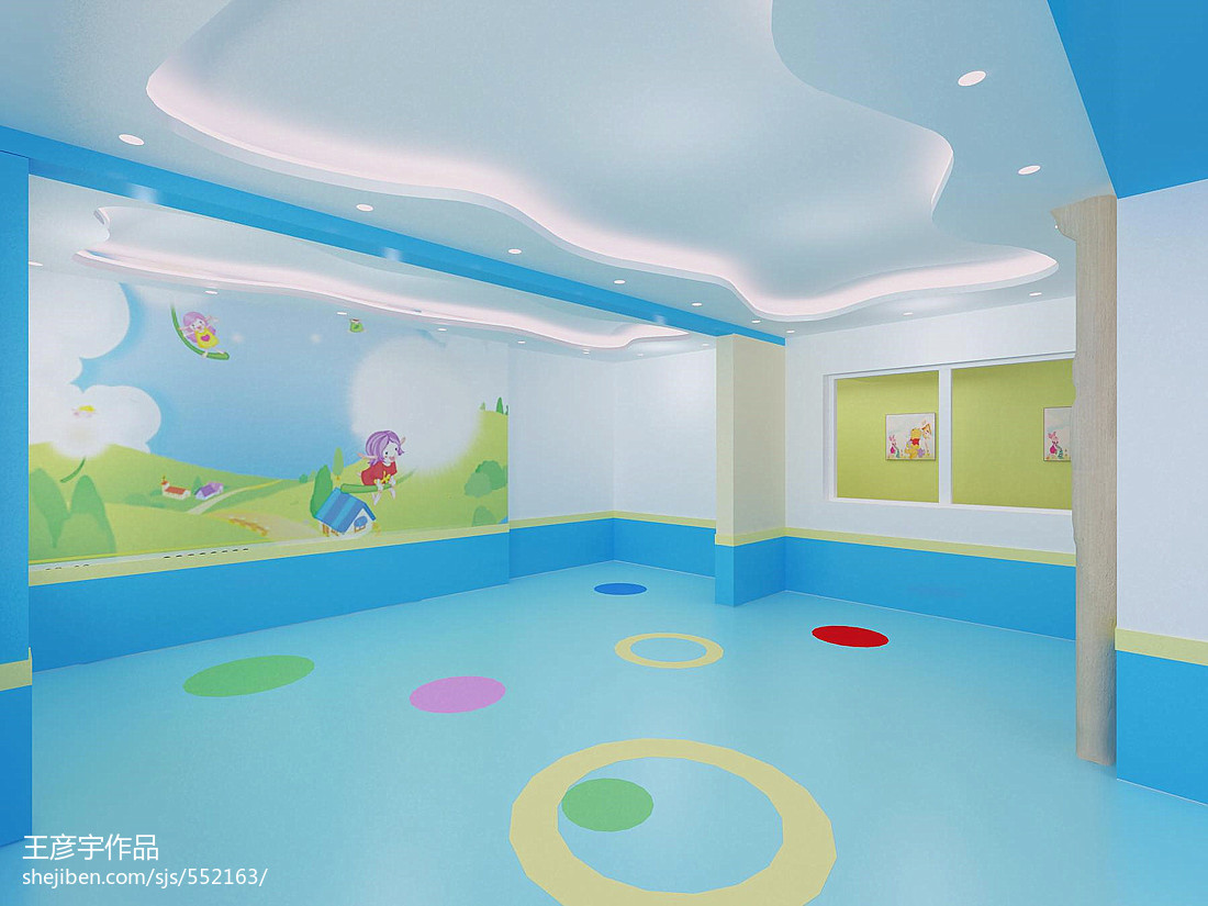 最新幼儿园主题墙饰设计效果图大全 – 设计本装修效果图