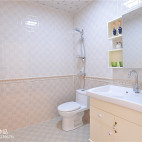 85平米小户型浴室装修效果图