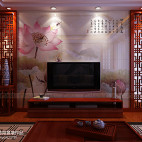 中式风格内墙瓷砖效果图