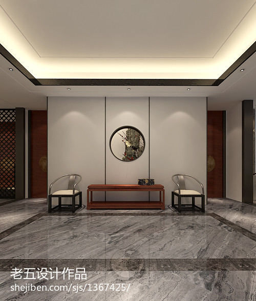 北京私人住宅-现代中式_119921