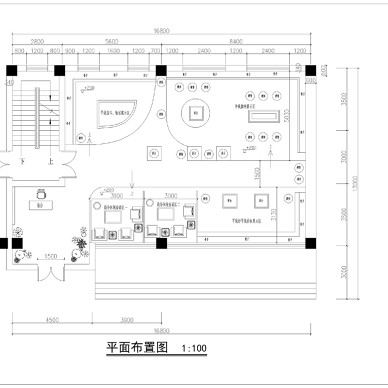 中式风格展馆设计平面图
