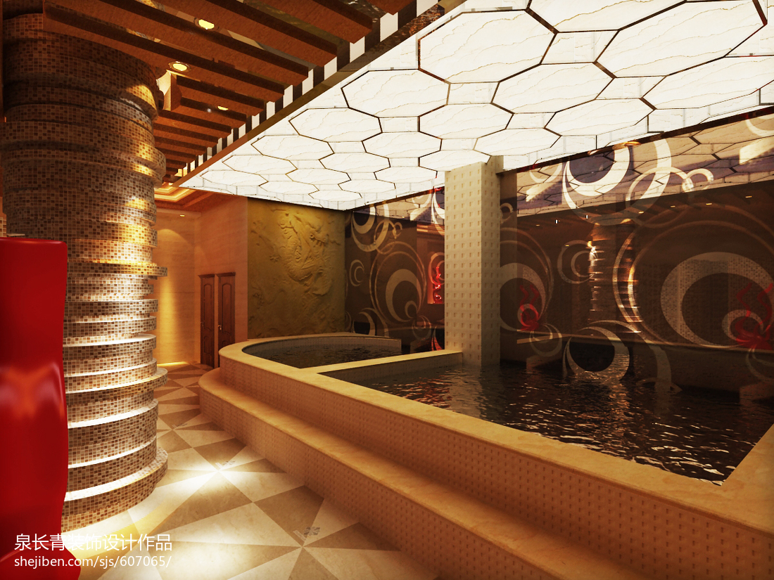 城市汤泉洗浴设计如何利用空间层次上的细节和环境的营造来吸引大众 - 哔哩哔哩