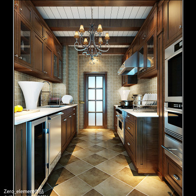 欧式古典厨房门设计图