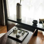 现代风格小户型客厅茶几装修图片