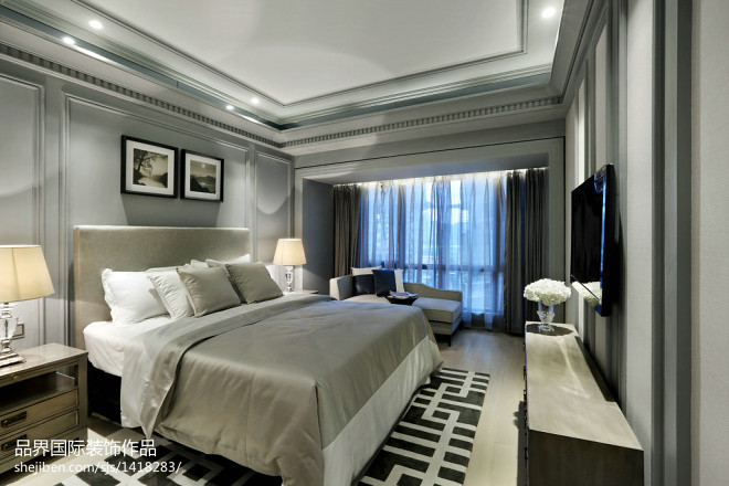 法式风格设计卧室装修效果图大全