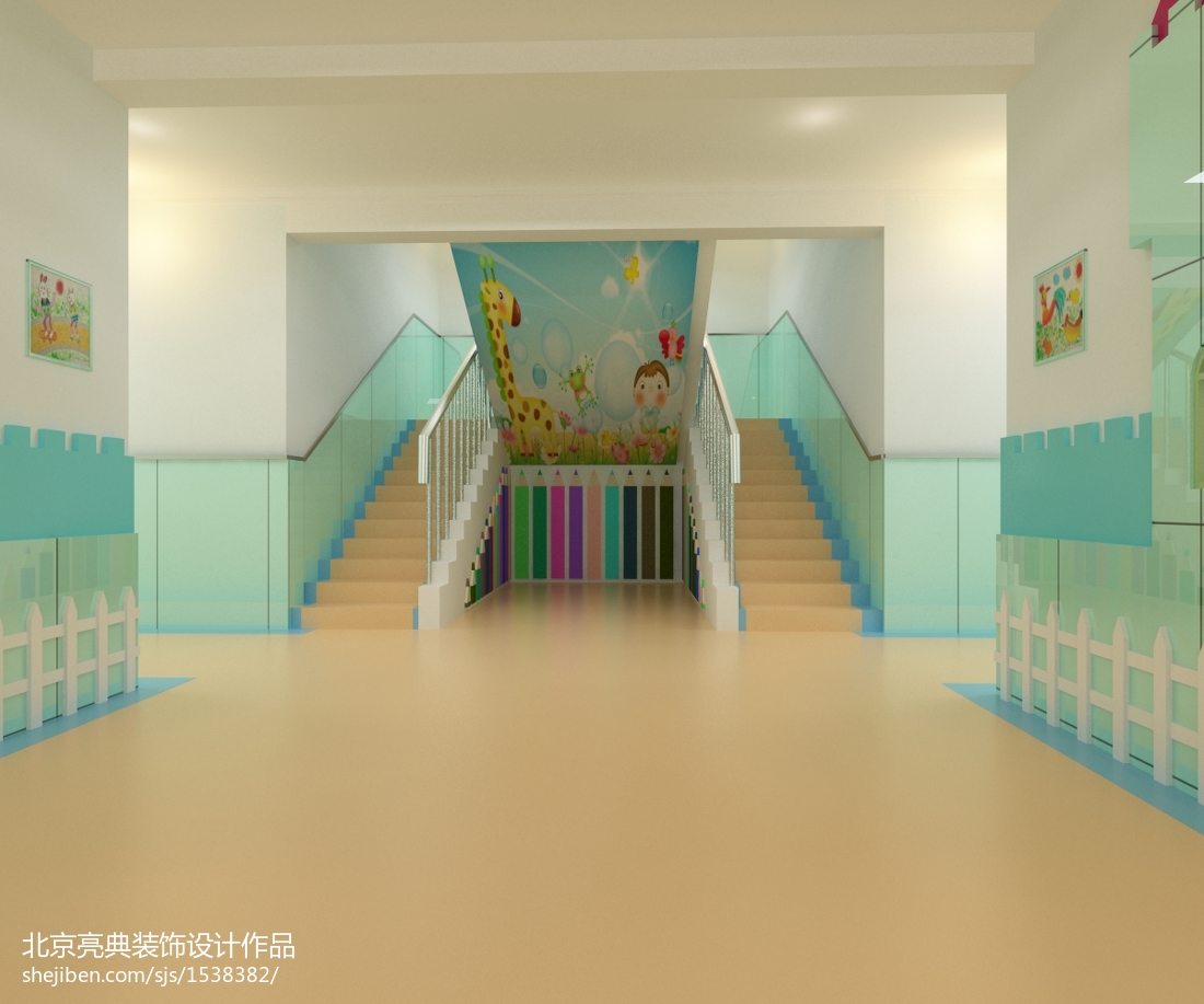 最新幼儿园主题墙饰设计效果图 – 设计本装修效果图