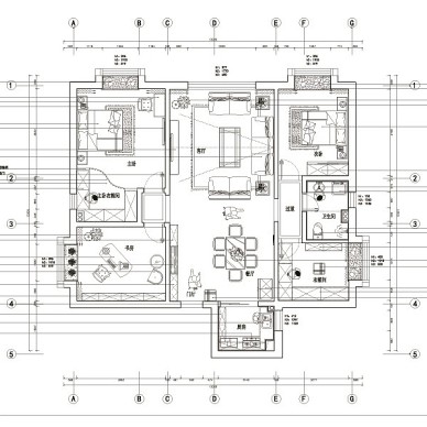 四居室户型设计图