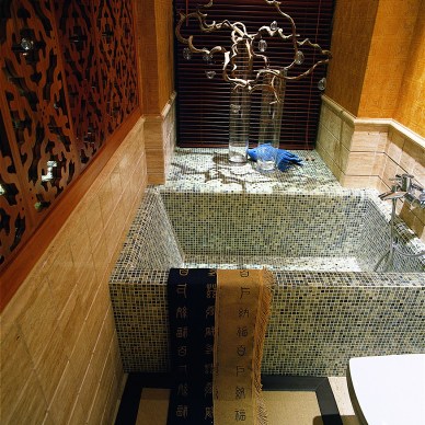 中式浴室装饰效果图