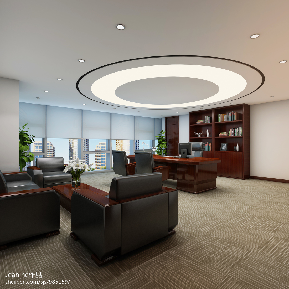 广州办公室装修公司与您分享灯饰与光-赫红建筑设计