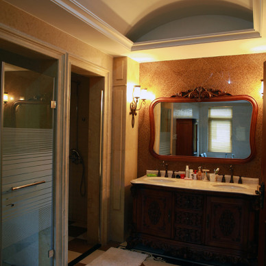 欧式浴室装潢图片