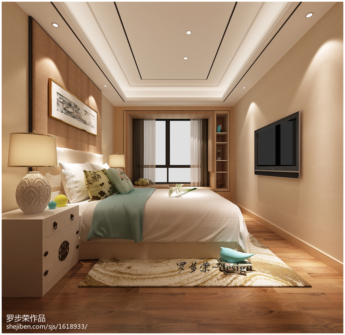 最简洁卧室吊顶图片2020-房天下家居装修网