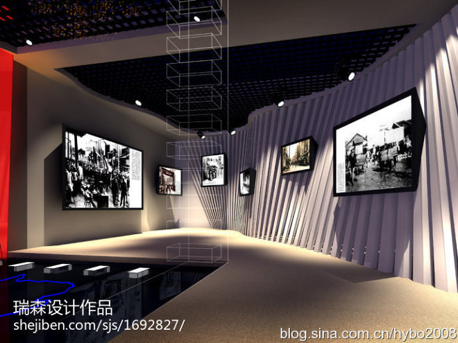 建国60周年湖南成就展长沙展厅设计_