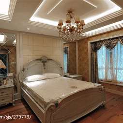 美式复式楼卧室装修图片