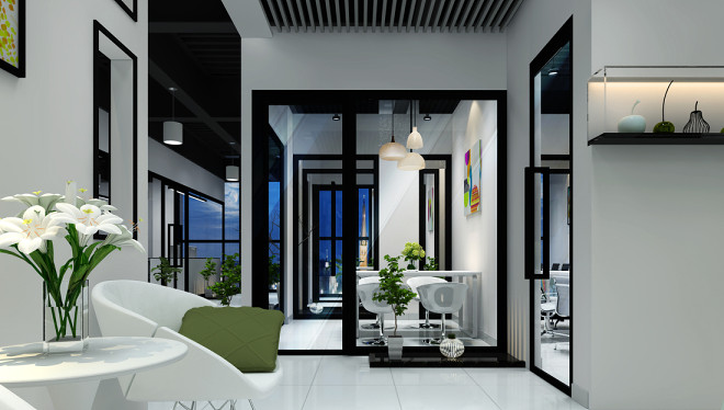 AIX——孵化器办公室室内装饰设计空间设