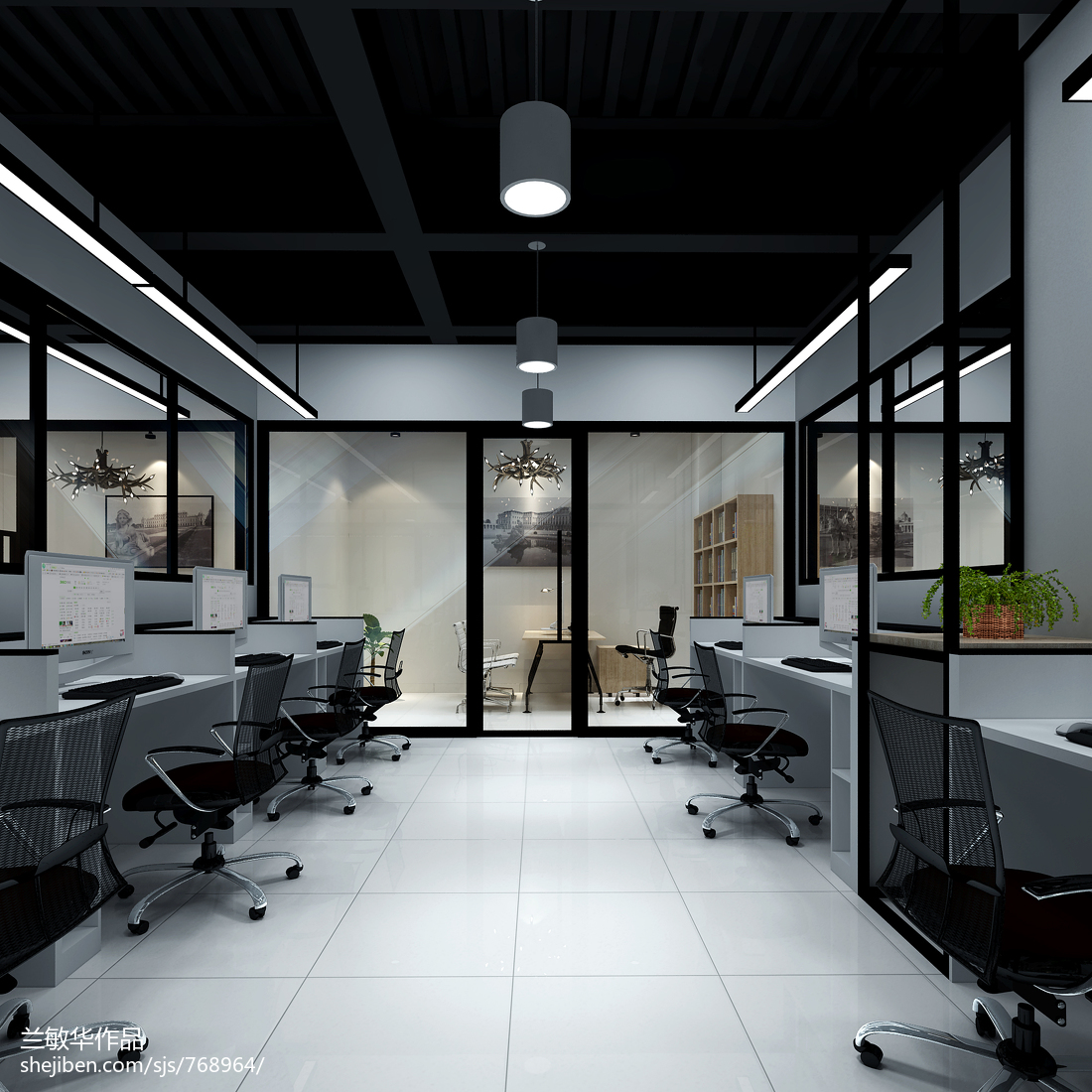 AIX——孵化器办公室室内装饰设计空间设计_1461511