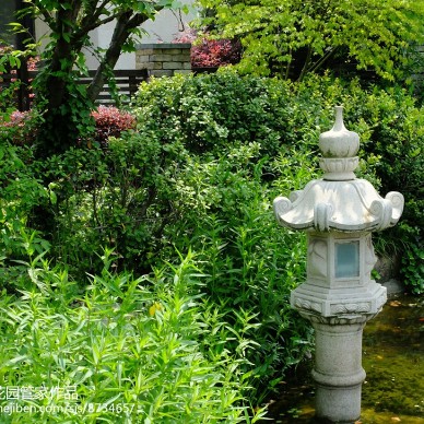 中式花园庭院装饰效果图