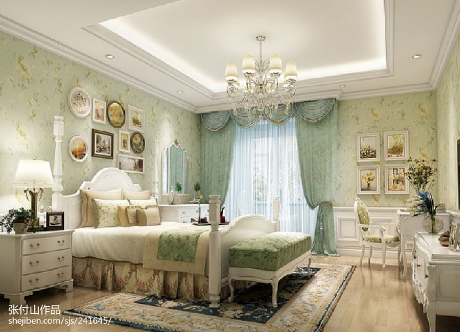现在流行的卧室装修风格图片